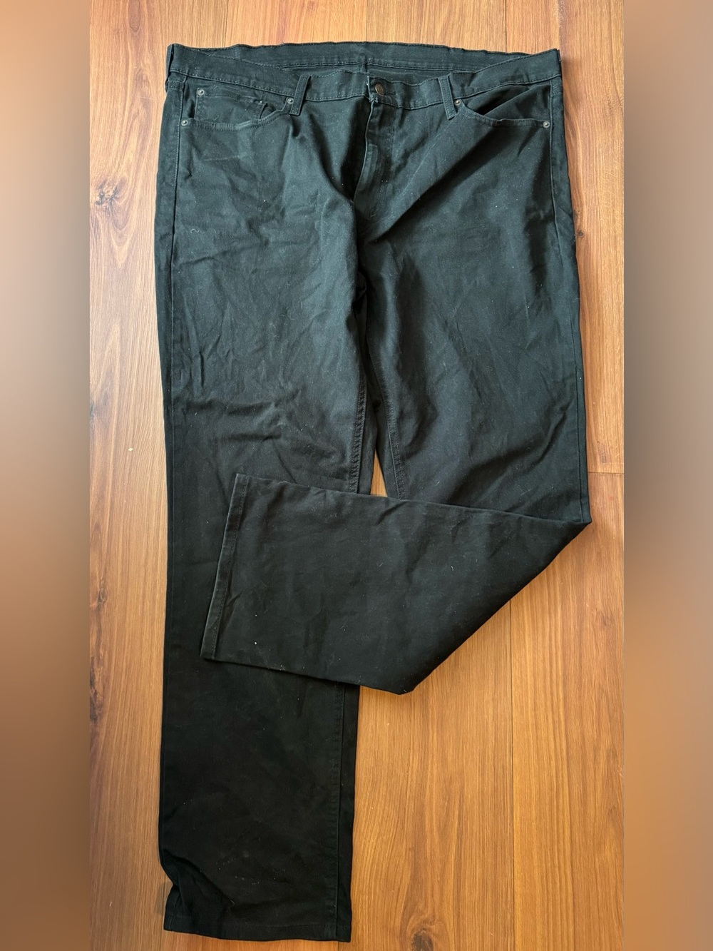 Levi's Black Straight-Leg Chinos